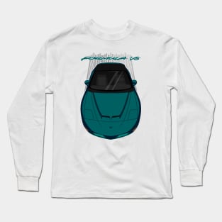 Pontiac Firebird Formula 4thgen 1993-1997 - Teal Long Sleeve T-Shirt